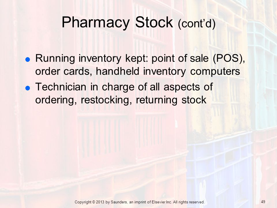 Generic pharmacy inventory and point of